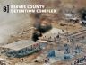 Reeves County Detention Complex smolders following prisoner riots. 