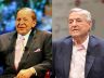 Sheldon Adelson, left, and George Soros.
