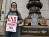 An anti-Citizens United protester.