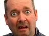 Scared guy