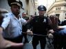 cops with baton at occupy wall street