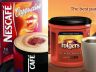 Folgers and Nescafe