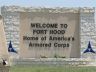 fort hood sign