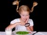 girl scared of food