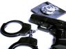 gun and handcuffs