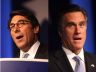 Evangelical attorney Jay Sekulow and Mitt Romney