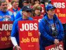 a jobs rally