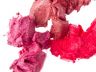 smears of lipstick