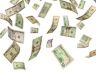 raining money