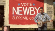 A screenshot of Paul Newbie TV ad