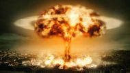 mushroom cloud over a city