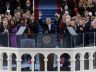 Obama giving his second inaugural address