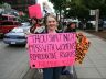 pro-choice protester