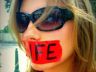 pro-life protestor
