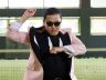 Psy dances in "Gangnam Style"