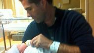 Tagg Romney and son
