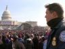 TSA guard at inauguration