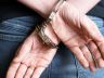 woman handcuffed