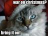 war on christmas cat